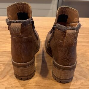 Brown Leather Ankle Boots